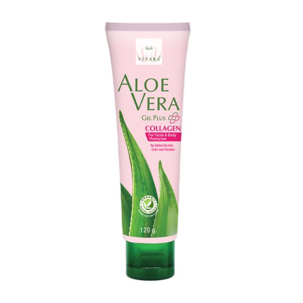 Vitara Aloe Vera Gel Plus Collagen  120 g.