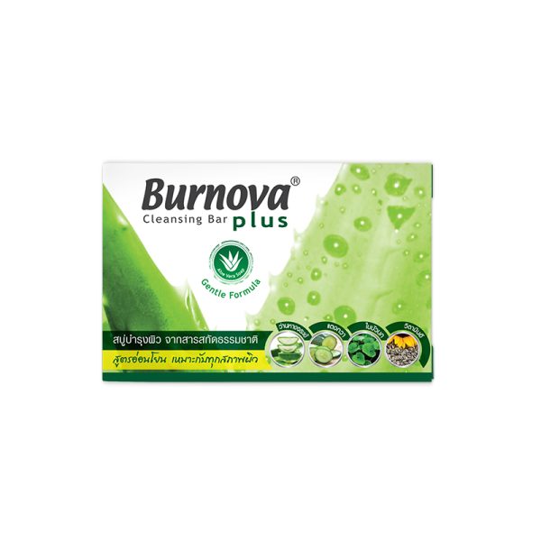 Burnova Plus Cleansing Bar 100 g.