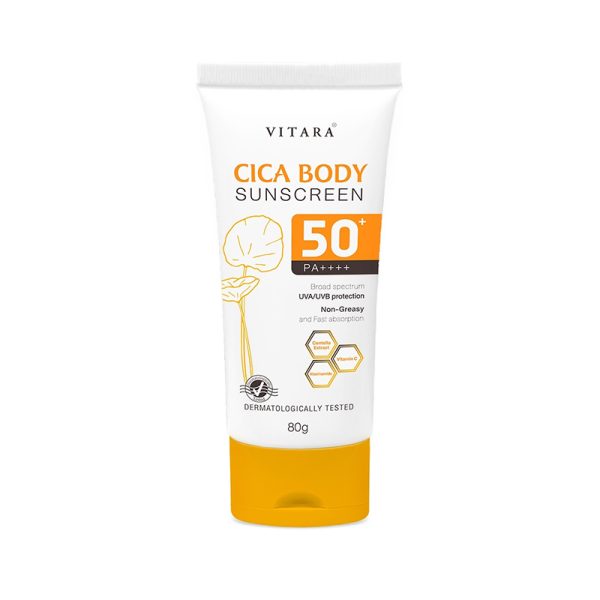 Vitara CICA Body Sunscreen SPF50+ PA++++ 80 g.
