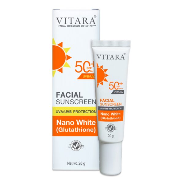 Vitara Facial Sunscreen SPF50+ PA++++ 20 g.