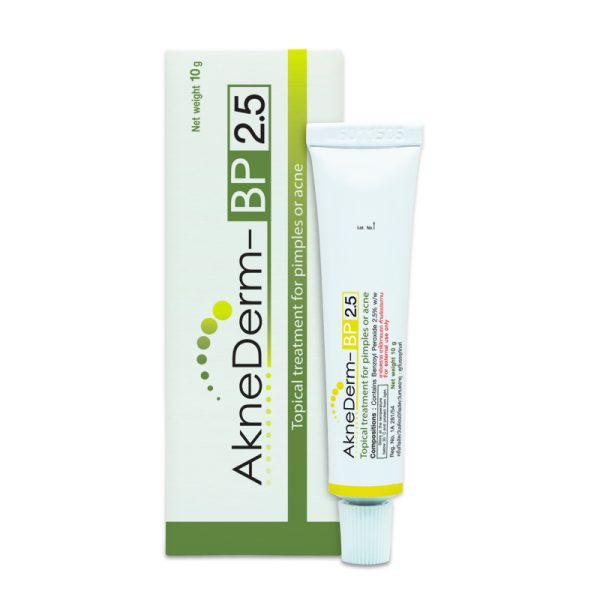 Aknederm-BP 2.5% 10 g.